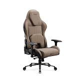 DIABLO Sedia Gaming Tessuto Ergonomica, Braccioli 4D, Portata 140 kg