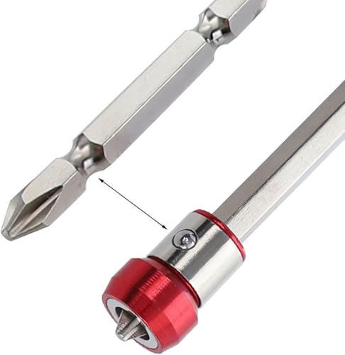 Image of Universal Screwdriver Head Magnetic Ring, Magnetizer Screw Removable for Hex Screwdriver and Power Bits, Magnetic Screwdriver Bit Head, Multipack Magnetic Screw Ring Holders Household Tool (Yellow)