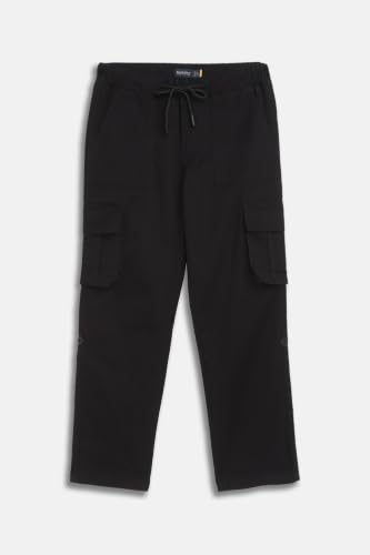 Image of Allen Solly Boys' Cotton Cargo Trousers | Multi-Pocket Design | Regular Fit | Comfort Wear | Casual & Outdoor Style