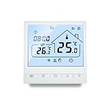 FACAIIO Termostato de suelo programable inteligente con retroiluminación, opciones 3A/16A/25A, para control de voz y Tuya, compatible con aplicación móvil