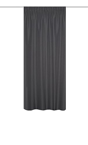 Home Basics Eskimo 085960-0903 Thermal Curtain 175 x 135 cm, Grey, W 53.1" x L 68.9" (1 Panels) - Image 2