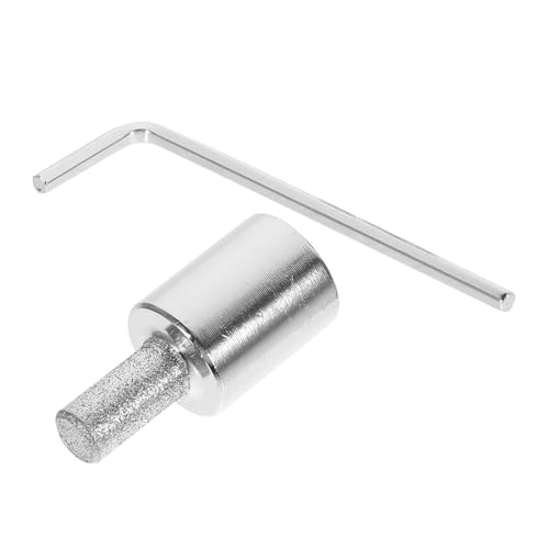 ARTIBETTER 1/4 Inch Glass Grinding Wheel Stained Glass Tool Brass Core Glass Bit for Grinder Wheel Random