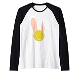 Photo Gallery easter rabbit bunny ears tennis ball sports holiday maglia con maniche raglan Photo Gallery easter rabbit bunny ears tennis ball sports holiday maglia con maniche raglan