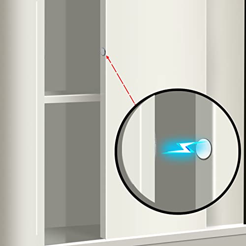 image for Mousike Magnetic Door Catch Ultra Thin Cabinet Magnets Stainless Steel