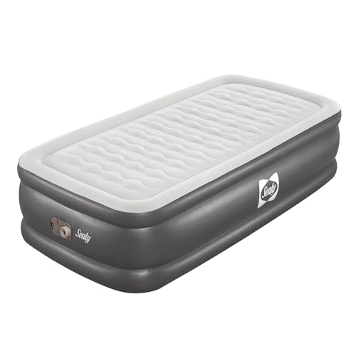 Sealy Tritech Twin Sized 20 Air Mattress Bed 2 Person w/Built-in AC Pump & Bag