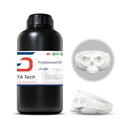 Siraya Tech Sculpt Ultra Impresora 3D Resina Resolución de alta temperatura Resistencia LCD Resina de curado UV para joyería de ingeniería y aplicaciones industriales (Ultra Blanco, 1kg) | Ya disponible en tu tienda friki favorita! En mundofriki.es!