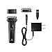 Andis 562711 inFORM Kit rasoio con lamina in titanio, batteria agli ioni di litio a lunga durata, rasatura liscia con filo/cordless, ricaricabile, nero immagine