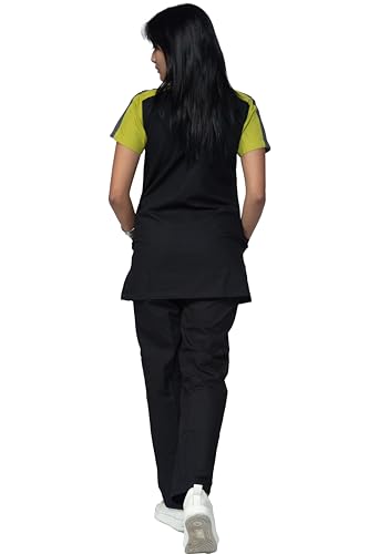 Image of UNIFORM CRAFT Female Scrub Suit Designer DSDX04 - Ideal for Doctors, Dentists and Healthcare Professionals