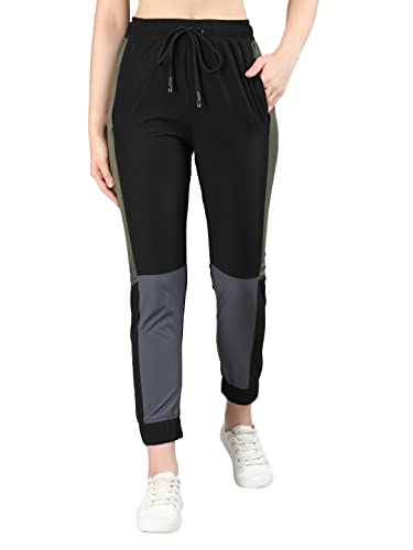 Image of CHKOKKO Women High Rise Sports Gym Regular Fit Track Pant Running Lower With Pocket
