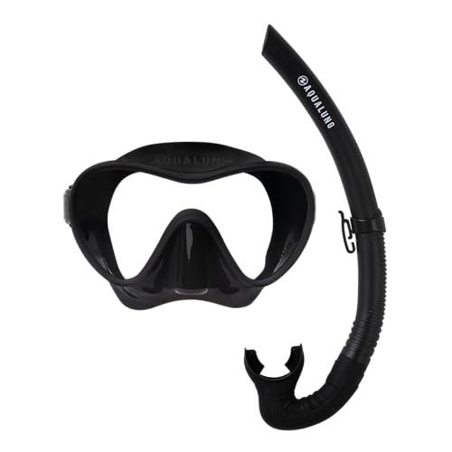 Set de snorkel Aqualung Neos con máscara monovidrio y tubo de silicona