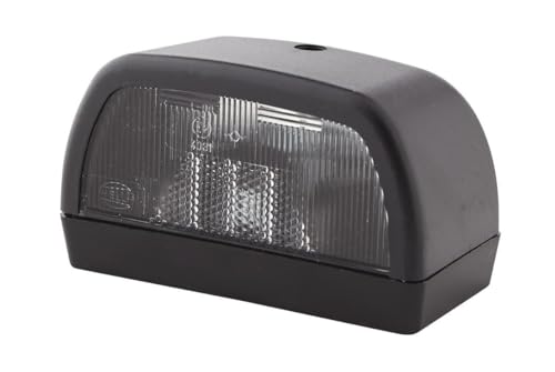 HELLA 2KA 998 523-001 Piloto de matrícula - Halógena - 12V - atornillado/montaje exterior - Color de tulipa: transparente - izquierda/derecha - Cant.: 1