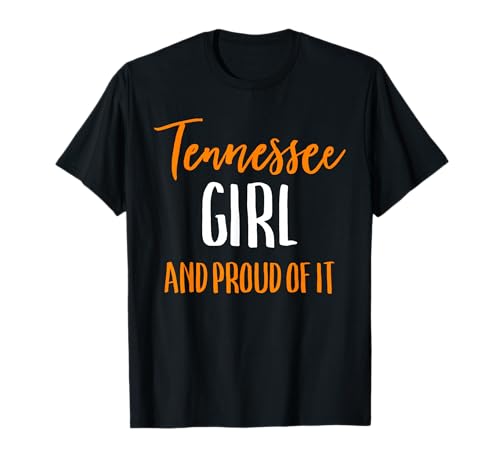 Tennessee Girl and Proud of It Womens Football Vintage Shirt T-Shirt