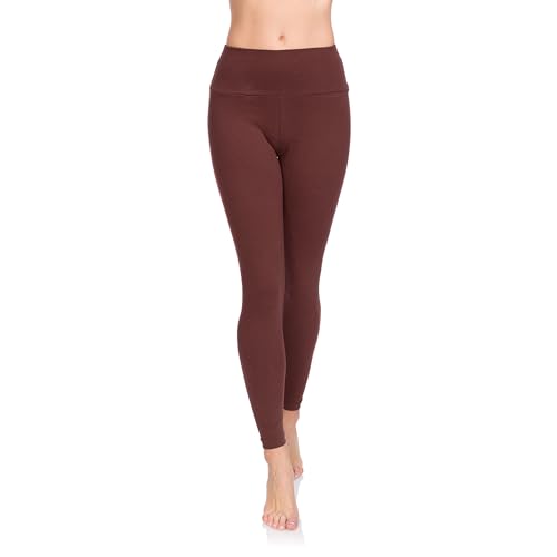 SOFTSAIL Leggings 95% Coton Leggings pour Femmes Taille Haute Longueur Totale Contrôle du Ventre Legging Pantalons Extensibles Temps Libre Relaxation Marche...