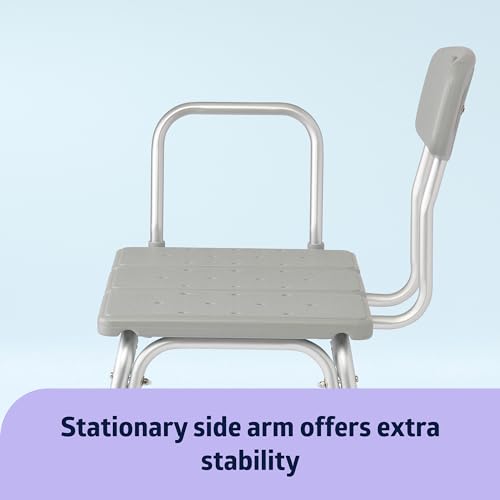 image for Guardian Medline Transfer Bench for Bathtubs and Showers, Adjustable S