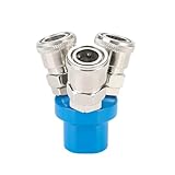 2 weg/3 Weg Pneumatische Quick Connect Distributor Luft Kompressor Stecker Stecker Einfach 3 Weg(3 Way)