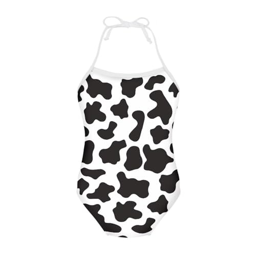 One Piece Swimsuit for Girls Toddler Kids 1-10 Years Easy to Move Underwater