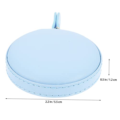 Cinta métrica de cuero PU NUOBESTY 1.5 m ligera y portátil miniatura 2