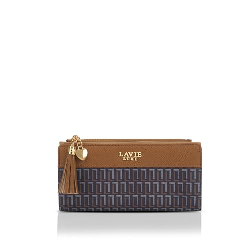 Image of Lavie Luxe Women's Mono Safain25 Bifold Zip Wallet |Gift For Ladies