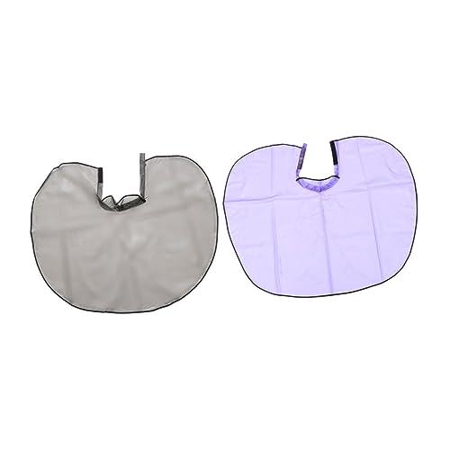Baluue 2pcs Hair Dye Cape for Hairdressing Makeup Professional Barber Hot Oil Capes Lightweight for Hair Coloring Shampoo