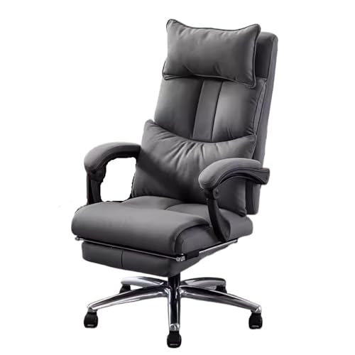 Executive Office Chair Ergonomic Gaming Chaires Technology Fabric Swivel Desk Chairs with Wheels(Gray)