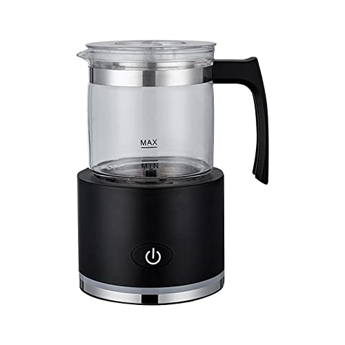 Machine à Cappuccino automatique électrique et chaude moussant moussant moussant lait froid Machine ménagère Machine lait remuant Cuisine Équipée Cher (Black, One Size)