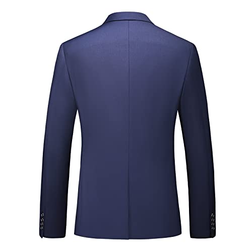 Mens 2 Piece Suit Slim Fit One Button Solid Blazer Jacket & Pants Business Wedding Party Homecoming Suits for Men3