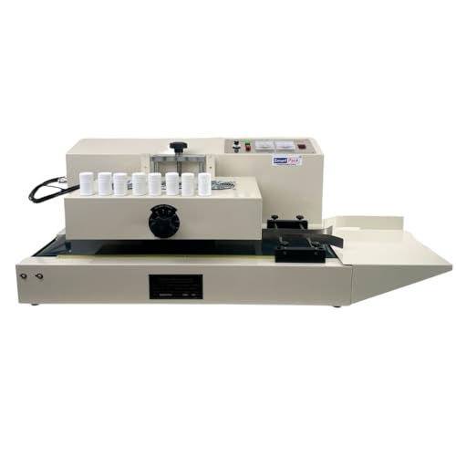 Image of SMART PACK Continuous Electromagnetic Induction Capper Machine for Packaging of PET, HDPE, Glass Jar Sealer | Automatic Conveyor type Heavy-Duty Induction Sealer | Pack of 1 Machine