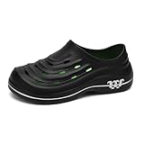 QPAO Work Shoes for Men & Women Non Slip Clogs Kitchen Chef Shoes Comfortable Women Clogs Beach Shoes