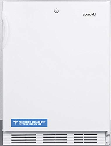 Summit Appliance Al751Wlbi Built-In Undercounter Ada Compliant 24" Wide 5.5 Cu.ft. All-Refrigerator For General Purpose Use With Lock, Auto Defrost Operation And White Exterior #TOP24