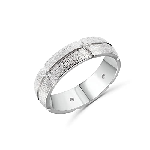 Alliance avec zircons pour homme et femme le cadeau idéal d'anniversaire