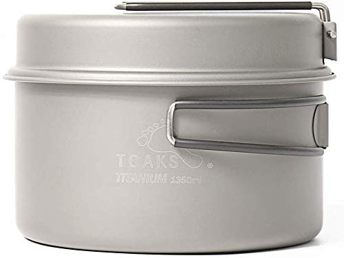 TOAKS トークス　セット Amazon.co.jp: トークス（TOAKS) チタンパンと1100mlチタン