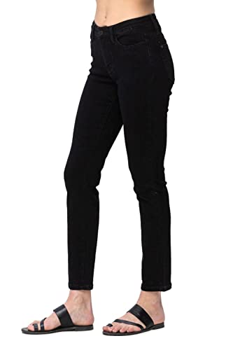 Judy Blue Women's Mid Rise Basic Slim Fit Jeans