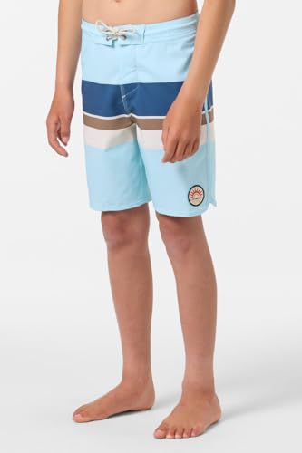 O'NEILL Boys Cruzer Stripe Scallop 16" Boardshort – Quick-Dry, Lightweight, Youth Swimwear4