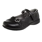 French Toast Girls Mary Jane Shoes School Kids Uniform Flats Ballet Strap Dress Formal Slip-On (Size 10 Toddler) (Black)