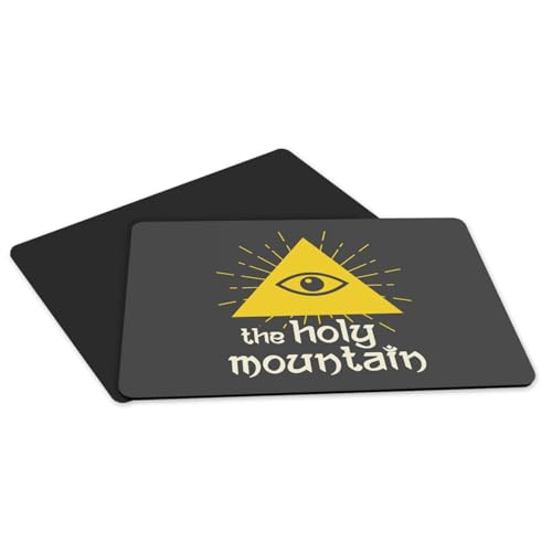 Sets de table Holy Mountain en caoutchouc noir antidérapant grand format - 5
