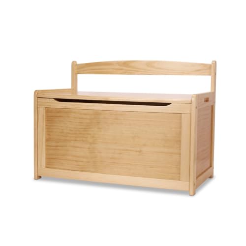 Melissa & Doug Wooden Toy Chest - Light...
