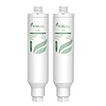 Filterlogic Garden Hose Water Filter, Compatible with Mist Cooling System, Improve Plants Health, Reduces Chlorine, Odor, Ideal for Gardening and Pets, Pack of 2