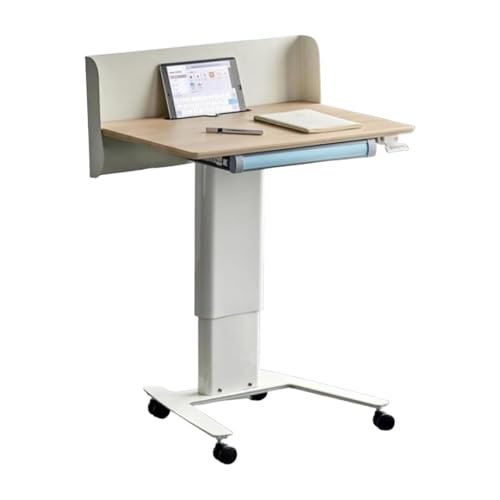 kiwet多機能演台 演説台 司会台 昇降式 司会者台 講演台 説教台 演壇 書見台スタンド ポータブル演台受付デスク 高さ調節可能 角度調節 簡単組立 スタンディングデスク キャスター付き 移動便利 教会 教室用モバイル演台プレゼンテーション 講義 結婚