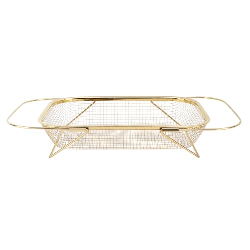 Sunfecili SUNFECILI934YUP5EFB50216-12 Over The Sink Colander Strainer Basket Stainless Steel,Strainer Basket cover