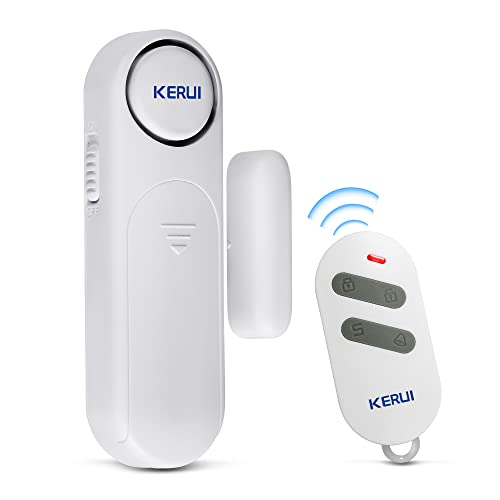 KERUI D121 Intelligenter Türalarm mit 1 Fernbedienung, 2 Batterien, 120 dB, 4 intelligente Modi für Zuhause, Baby, Garage, Büro Cover