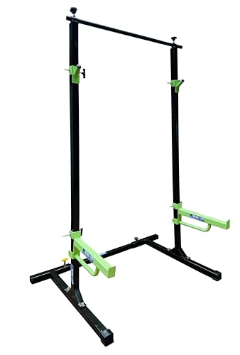 Image of RISE UP � Squat Rack Power Cage with with Pull Up Bar, J-Cups & Safety Arms