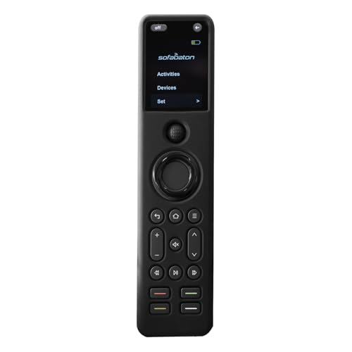 Image of Protective Silicone Case for SofaBaton X1S Universal Remote Control and SofaBaton X1 Universal Remote Control - Black
