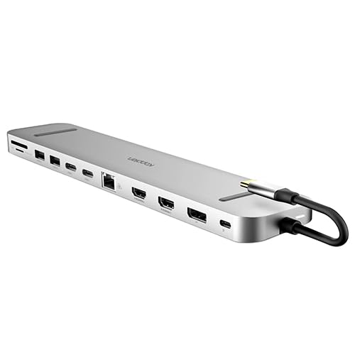 Laptop connected to Kopplen Docking Station with external displays