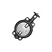 Jomar 900-212DSBL, Butterfly Valve, Epoxy-Coated Ductile Iron Body (Pack of 2 pcs)