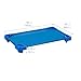 ECR4Kids Stackable Kiddie Cot, Ready-To-Assemble, Toddler Size, Classroom Furniture, Blue, 6-Pack