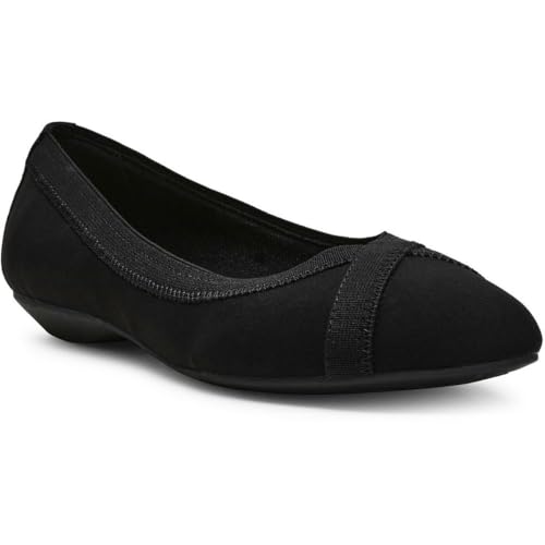 Anne Klein Womens Stretch Flat Shoes