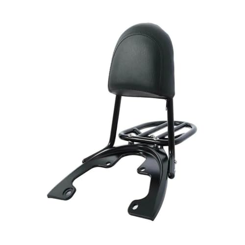 Dossier passager moto confort avec plaque de base pour trajets longs sur VRSCDX