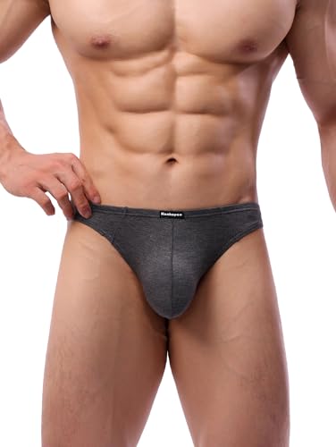 Men's Breathable Low Rise Hipster Panties Sexy Everyday Basic Modal Sexy Thong Underwear No Show T-back2