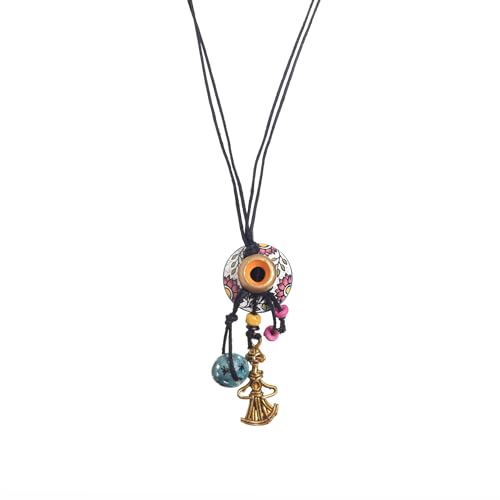 Image of AAKRITI ART CREATIONS Handcrafted Tribal & Boho Ethnic Necklace Collection | Floral, Mandala, Tassel & Dhokra Pendant Designs | Artisan Brass, Wood & Statement Jewelry for Women