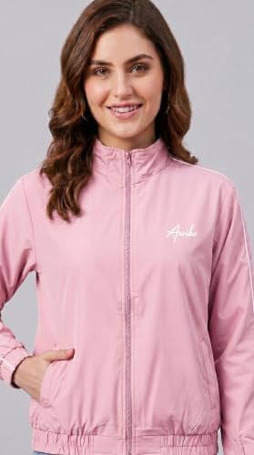 Image of Women Lightweight Jacket | Solid Casual Windcheater With 2 Pockets